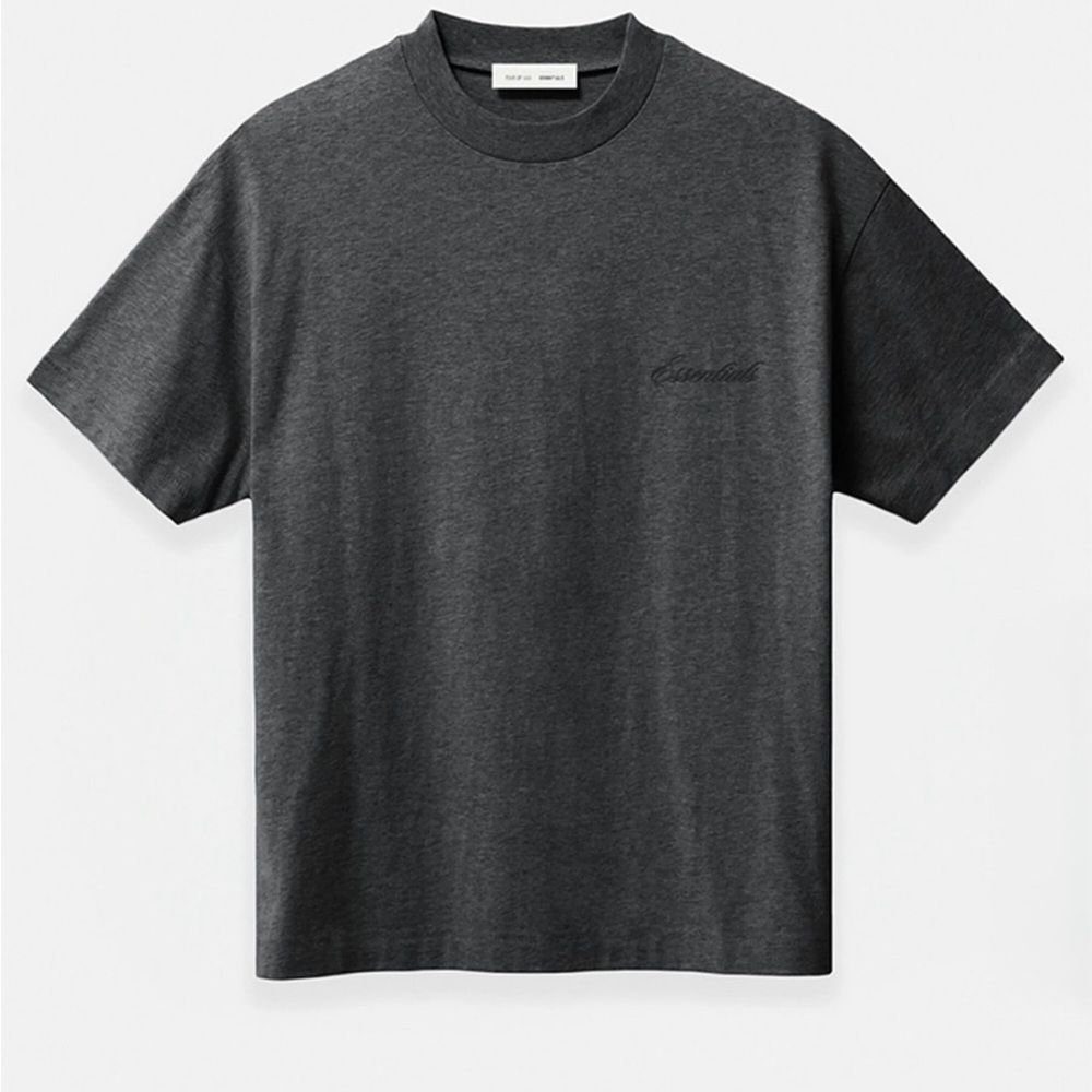 Fear of God ESSENTIALS Charcoal
Heather Classic Short Sleeve T-Shirt